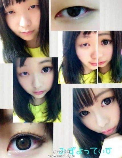 日本流行 半顏妝 美女原來(lái)都是畫出來(lái)的