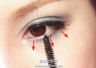 內(nèi)雙眼皮粘貼假睫毛小眼變大眼