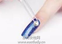 美甲教程之完美貼鉆手法技巧