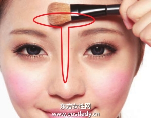 利用光影營造立體五官