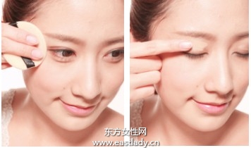 重涂眼影的補妝技巧