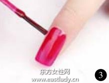 美甲教程之打造華貴紅色亮麗美甲