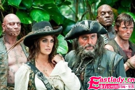 《加勒比海盜4》魅惑妝容野性十足