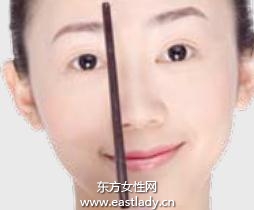 眉毛的黃金比例畫眉法