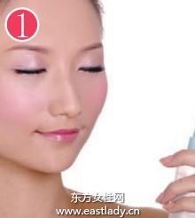 化妝教程之臉部如何快速補妝