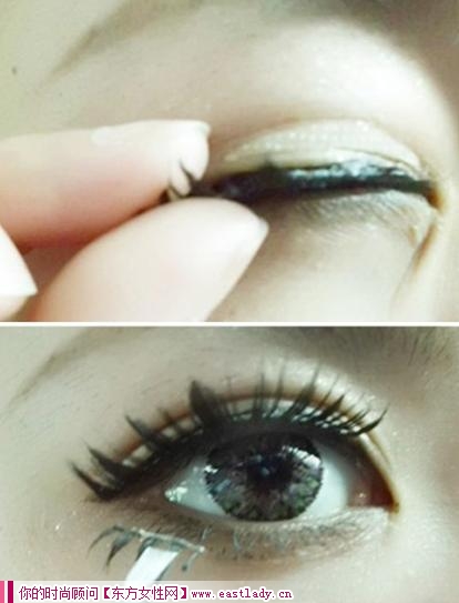讓眼睛變大的內(nèi)雙眼眼妝的畫法