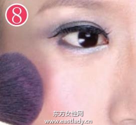 眼妝教程之打造深邃迷人立體眼妝