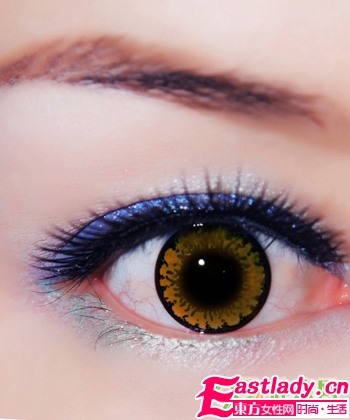 十二星座眼妝藝術(shù)版與真人版對比