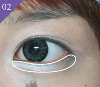 韓系無辜妝大眼妝的步驟圖解