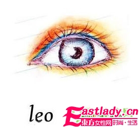 十二星座眼妝藝術(shù)版與真人版對(duì)比