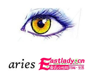 十二星座眼妝藝術(shù)版與真人版對比