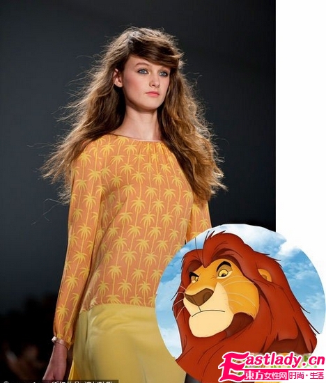 爆笑 酷似卡通的T臺發(fā)型