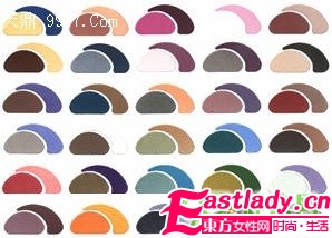 眼影顏色怎么搭配