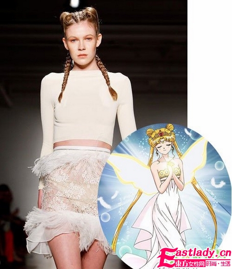 爆笑 酷似卡通的T臺發(fā)型