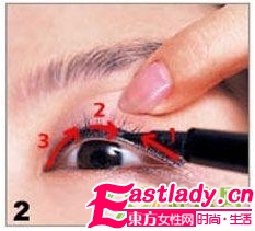 畫眼線方法 令雙眼又圓又大