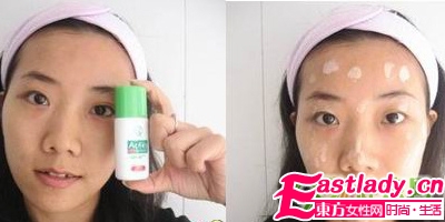 真人示范 韓MM裸妝步驟