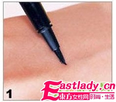 畫眼線方法 令雙眼又圓又大