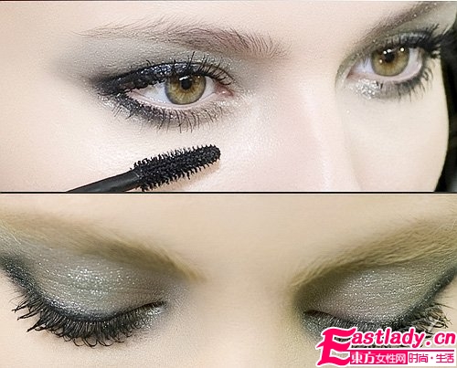 四步打造最炫的金屬煙熏妝
