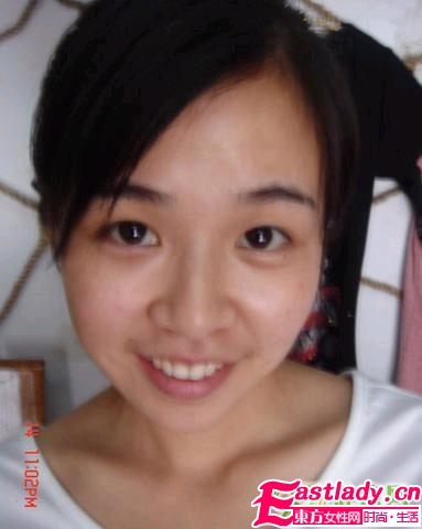 女人化妝前后的驚人變化