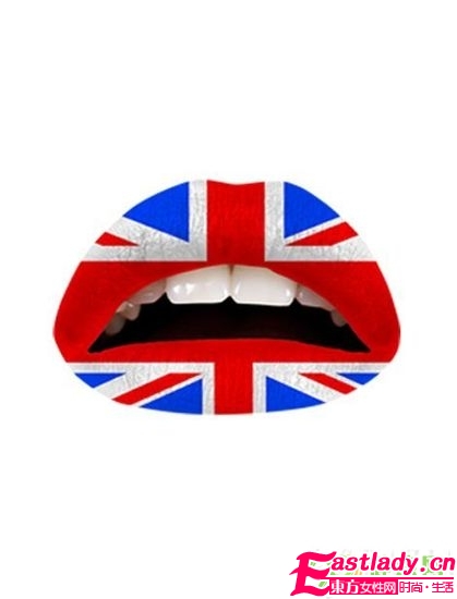 嘴唇紋身紙 用貼的唇膏