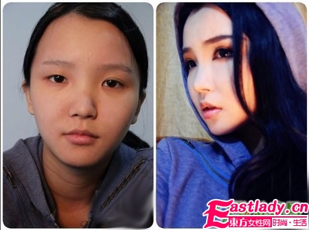 奇 看路人顏如何變美女 裸妝教學