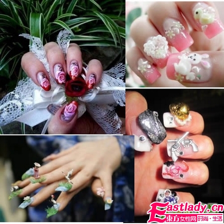 美甲創(chuàng)意 各式各樣的指甲貼