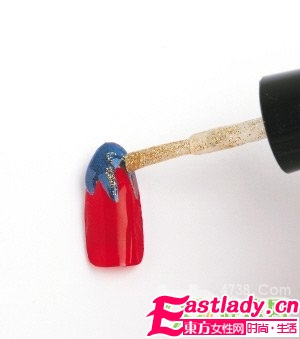 教你DIY夏日絢麗花色指甲