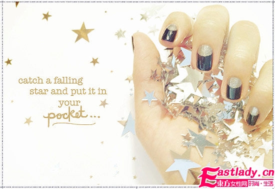 10.1出游DIY一款浪漫藍(lán)月亮美甲吧