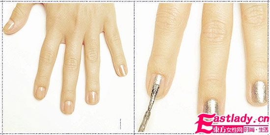 10.1出游DIY一款浪漫藍月亮美甲吧