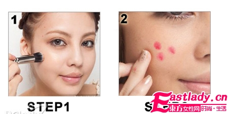 6個(gè)簡(jiǎn)單腮紅畫(huà)法 給你小臉好氣色