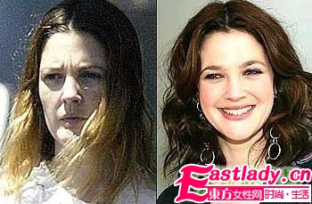 國際女星化妝前后判若兩人