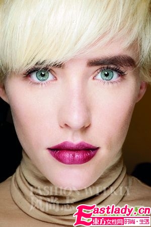 2011秋冬唇妝潮流 果色唇