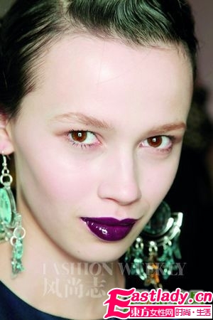 2011秋冬唇妝潮流 果色唇