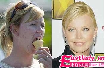 國際女星化妝前后判若兩人