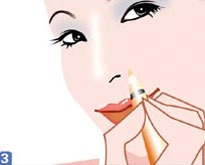 如何化妝成一個大眼睛小嘴巴尖下巴的美女