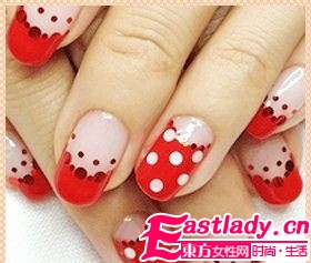 不敗的經(jīng)典 美甲也有圓點(diǎn)控