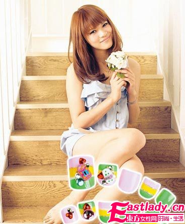 動(dòng)人足部美甲 將美麗武裝到腳尖