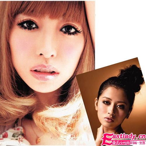 日雜紅星演繹 楚楚動(dòng)人垂眼妝