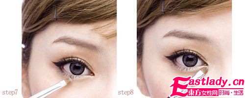 學(xué)畫媚人貓眼妝 寒冬成為眾人焦點(diǎn)