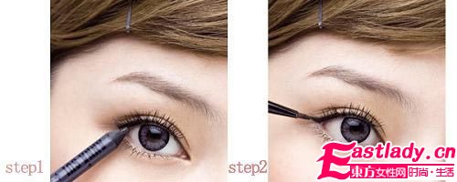 學(xué)畫媚人貓眼妝 寒冬成為眾人焦點(diǎn)