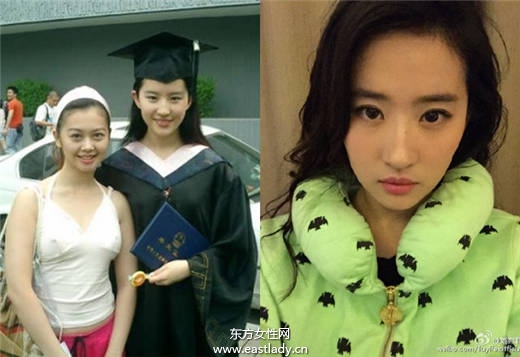 女星畢業(yè)照對比 有沒有整容一看便知
