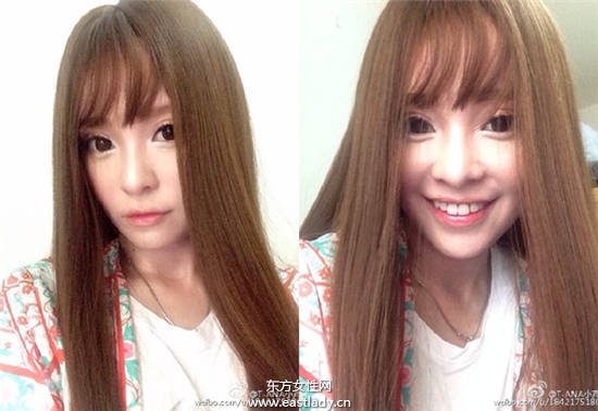 丁小芹曬自拍照變漂亮 遭網(wǎng)友質(zhì)疑又動刀