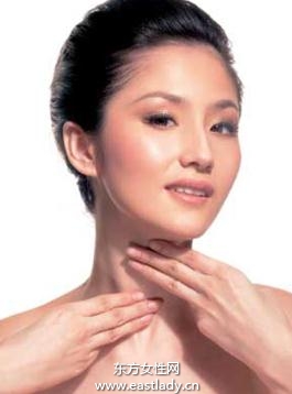 按摩是最簡單的美頸方法之一