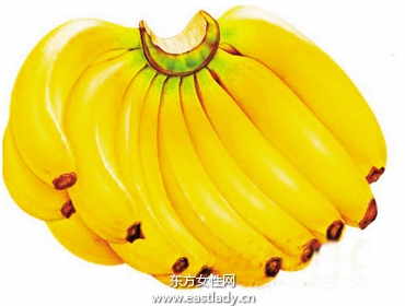 香蕉使肌膚加倍滋潤
