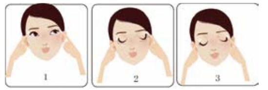 一分鐘面部按摩 消除眼角皺紋