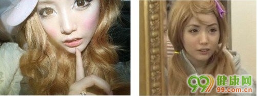 兩年不卸妝 少女變老婦