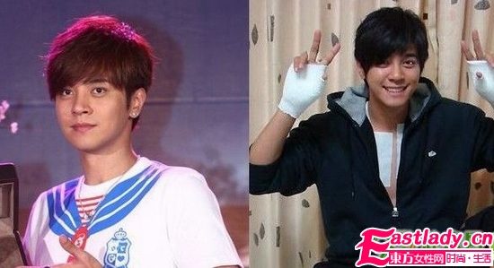 男星素顏也杯具