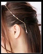 魅力升級 巧用項鏈點綴盤發(fā)