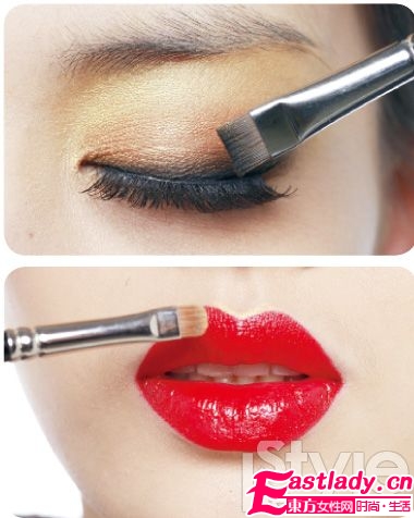 最吸睛金色眼妝