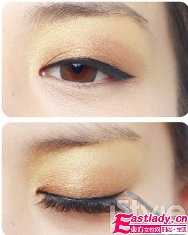 最吸睛金色眼妝